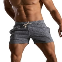 Glookwis elastične struke kratke hlače za muškarce labave fitnes Sportske kondicije sa džepovima