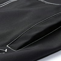 Rejlun muns odjeća prugasta jakna puna zip jakne casual kardigan modni odmor crni l