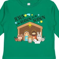 Inktastični Isus je razlog za sezonu Božićna rodljivost poklon dječaka mališana ili majica s dugim rukavima