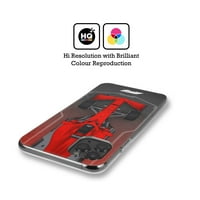 Dizajni za glavu Službeno licencirane formule F Automobili Top Hot Red Soft Gel Case kompatibilan sa Apple iPhone 11