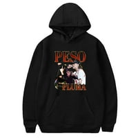 Peso Pluma Merch Hiphop Hoodie unise casual dugih rukava pulover Streetwear