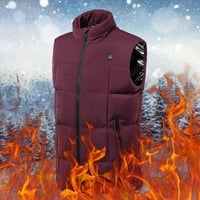 SHPWFBE Ženske jakne za žene za žene Grijana odjeća na otvorenom za jahanje skijanje ribolovo putem grijanog kaputa zimski kaputi za žene 4xl