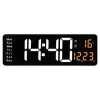 LED zidni sat sa velikim ekranom Jednostavan temperaturanski datum Elektronski sat za dnevni boravak