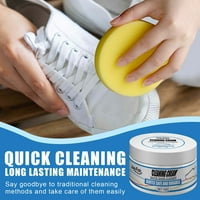 TutunAumb Nova kuća za čišćenje bijele cipele krema za čišćenje je moćna sredstva za uklanjanje mrlja,