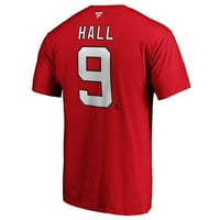 Omladinska fanatika marke Taylor Hall Red New Jersey Devils Naziv i broj majica