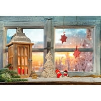 Božićne pozadine fotokali ploče od drvene ploče Glitter pozadinska pozadina Dečiji kućni ljubimci Protrate