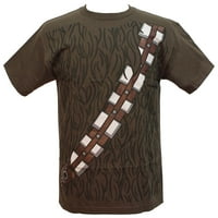 Star Wars I Am Chewbacca kostim za odrasle smeđa majica