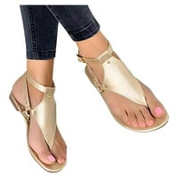 Wirdiell Ljetne dame cipele ravne dno rimske flip flip flip flops casual ženske sandale