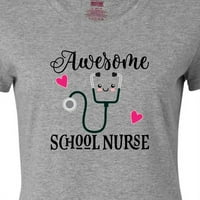 Inktastična školska medicinska sestra zahvalnost Ženska majica