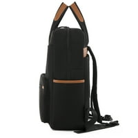 Ženska radna računarska ruksaka Oxford Laptop ruksak učenik Putni torbe Školski ruksak, crni