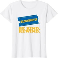 Blockbuster Budite ljubazni premotavanje majica za žene grafički kućni ljubimci kratki rukav ljetni