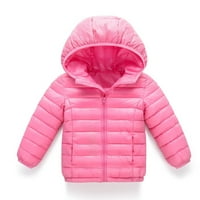 Dječja odjeća za djevojke Djevojčica Dječja dječja pamučna jakna kaput kapuljač jesen zima topla dječja