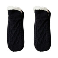 Lovskoo Slipper Čarape za žene Tkanine baršunaste sokli u zatvorenom niskočenim čarapima papuče zadebljane