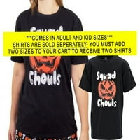Unise mammy tata i ja odgovarajući odredski Ghouls Halloween majica