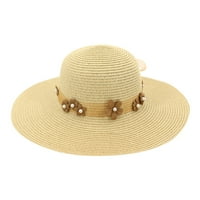 Podplag Cap Fashion Dame Sklopivi casual cap široko šešir na plaži za sunčanje za žene