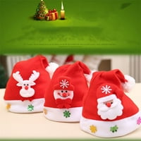 Magecru novi LED božićni šeširi Beanie Novogodišnji pleteni osvjetljavajući topli Božić