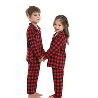 Huaangel Kids Pijamas set, dugme niz božićne pidžame set za porodicu