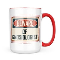 Neonblond pazite na gnoziolog vintage smiješne potpise poklon za ljubitelje čaja za kavu