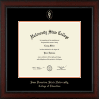 Sam Houston State University College of Obrazovni okvir za diplome, veličina dokumenta 14 11