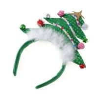 Kreativno božićno drvce sa zvonom za glavu Djeca Dekorativna kosa za kosu za zabavu Festival Djeca