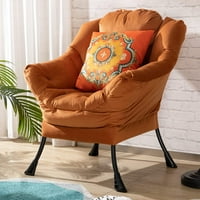 Moderna tkanina lijena stolica, savremena ležaljka, jedno čelični okvir kauč na kauč za slobodno vrijeme