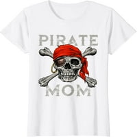 Košulja gusarske mame Jolly Roger Skull & CrossBones Flag majica za žene