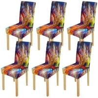 Dreamy Forms and Colors Stretch stolica Prekrijte zaštitni sjedalo klizač za blagovaonicu Hotel Vjenčanje