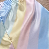 CODUOP TODDLER Dječje djevojke Dječja satena svilena pidžama Postavite dugme za spavanje PJS 1- godina