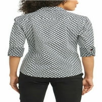 Foxcroft NYC ženska košulja od oxford-a ne-željezno rastezanje poplinske košulje