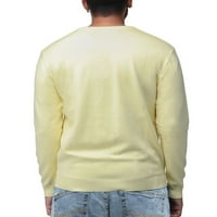 Muški džemper s V-izrezom, meka tanka fit srednjeg puloverske duksere, veličina S-3XL