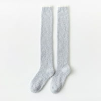 Ženske čarape Zima zadebljane tople kućne plišane spavanja čarapa čarape