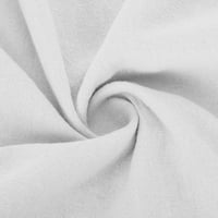 Ženske haljine Ljetne haljine za žensku košulju Dress Crew Bodysuit Soft White L