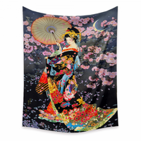 Wekity tapiserija estetska umjetnost Početna Pozadina Tkanina dekor Poklon Japanski tapiserija za dnevnu