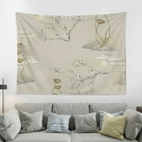 Biljka tapiserija Poliester Trajni dnevni dekorativni veliki tapiserija za vitalnost i boju spavaće sobe