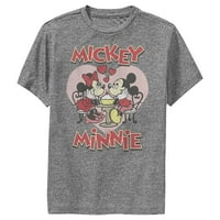 Dječakov Mickey & Friends Mickey i Minnie Podijelite performanse Sundae Grafički teški ugljen Heather