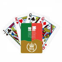 Madagaskar Country zastava Name Royal Flush Poker igračka karta
