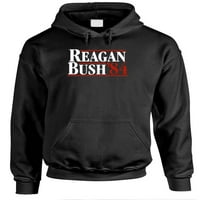 Reagan Bush '- Retro republikanski predsjednik 1980-ih - Fleece Pulover Hoodie