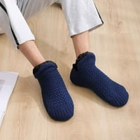 Ženske kratke čarape u zatvorenom podne kavezne čarape čarape i baršunaste toplotne toplotne tkane čarape