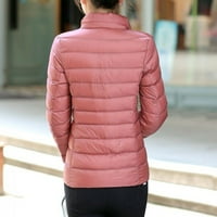 Ženske vrhove Clearence Trendy zatvarači kaputi labavi dugih rukava bomber topla bluza kratka parkasna