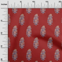 Onuoone Georgette viskoza crvena tkanina azijska bloka cvjetna DIY odjeća za preciziranje tkanine za