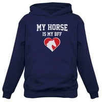 TStars ženski konji pokloni za ljubitelje konja Moj konj je moje bff koručke košulje za rođendan konja Hormance Pokloni za žene Hoodie