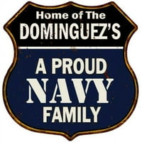 Ponosna mornarica Porodični znak Shield Metal Poklon 211110017334