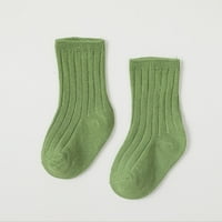 Fattazi Dječje čarape Dječaci i djevojke Pamučne čarape Dvostruka igla Srednja teletska dječja dječja