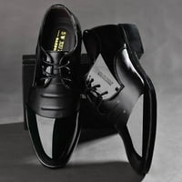 Leesechin Cleariance Modne muškarci Poslovne kožne cipele Ležerne cipele za prste cipele muške odijele