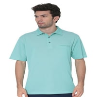 Athletica Muški klasični Polo Brzi suhi golf, tenis, majica sa džepom; Zelena; XL