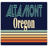 Altamont oregon vinil naljepnica za naljepnicu Retro dizajn