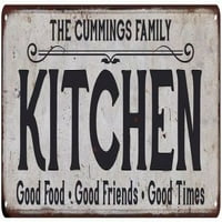 Cummings Porodična kuhinja Šik metalni znak 106180039373