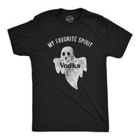 Muški moj omiljeni duh vodka majica smiješna Halloween Ghost Piting Party TEE - XL Grafičke teže
