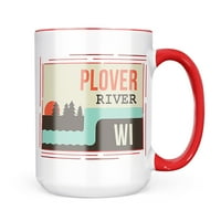 Neonblond USA Rivers Plaver River - Wisconsin krila poklon za ljubitelje čaja za kavu