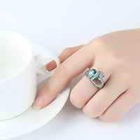 Jewellry Women poklon cirkonski prstenovi bakreni modni prstenovi godišnjice prstenovi